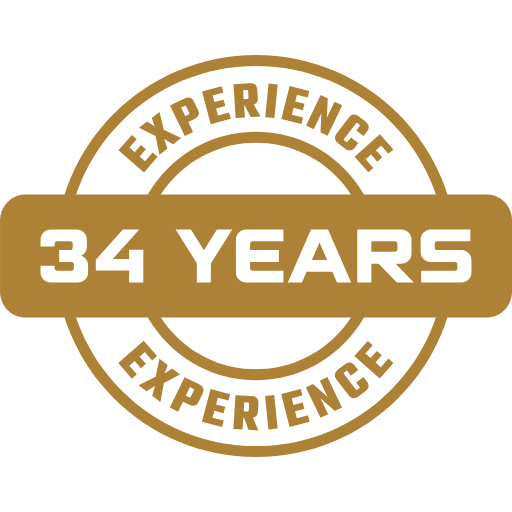 34 Years Of Experience
