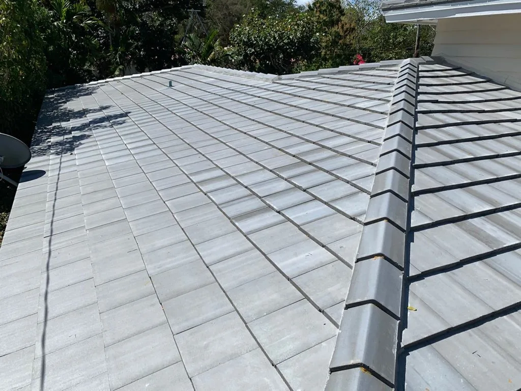 Flat Tile Roofing.